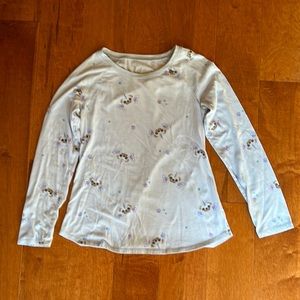 Girls’ Justice Long Sleeve Shirt - Pug Unicorn